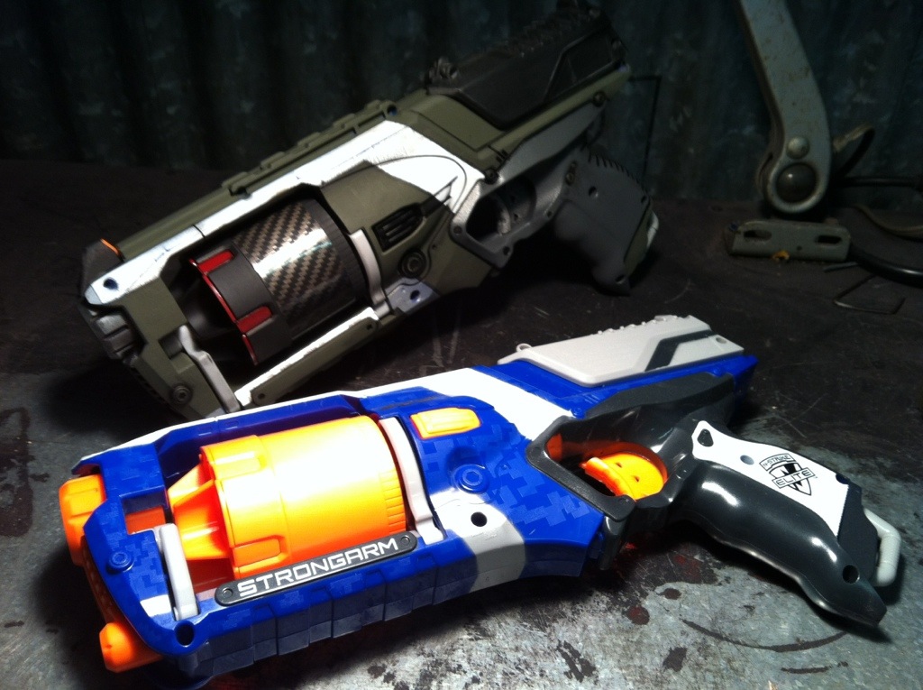 Custom Nerf Strongarm.